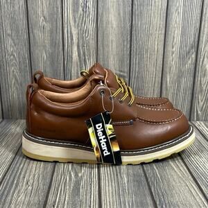 Die Hard Sears Men Work Boots Shoes Soft Toe Oxford SureTrack EH Durable Sz 13